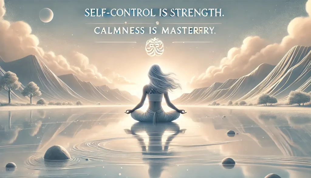 self-control is strength. calmness is mastery. you - tymoff