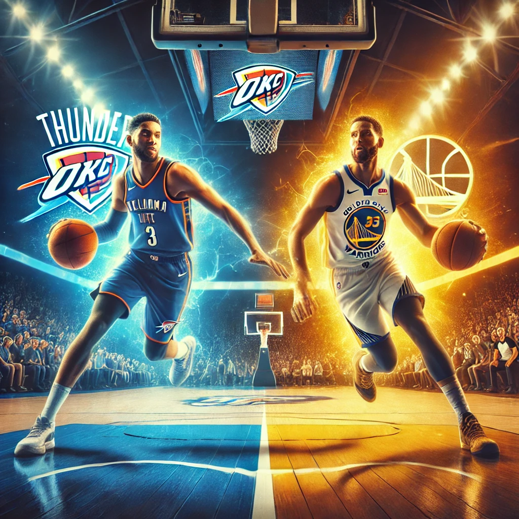 okc thunder vs golden state warriors match player stats